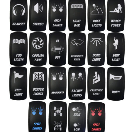 Switches - Laser Engraved